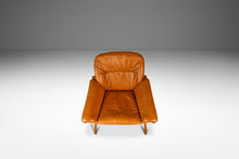 Load image into Gallery viewer, Scandinavian Modern Leather and Beech Wood Armchair / Lounge Chair by Göte Möbler, Sweden, c. 1970's-ABT Modern