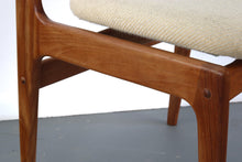 Load image into Gallery viewer, Set of (2) Dining Chairs by Benny Linden in Teak and Original Fabric-ABT Modern