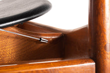 Load image into Gallery viewer, Set of 4 Arne Vodder Sculptural Chairs w/ a Cane Back and Brass Detailing, Denmark-ABT Modern