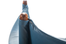 Load image into Gallery viewer, Set of 4 Kristian Solmer Vedel Blue Leather Lounge Chairs in Rosewood-ABT Modern