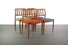 Load image into Gallery viewer, Set of 4 Niels Moller Teak Model 83 Dining Chairs in Knoll Fabric-ABT Modern