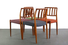 Load image into Gallery viewer, Set of 4 Niels Moller Teak Model 83 Dining Chairs in Knoll Fabric-ABT Modern