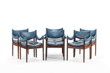 Load image into Gallery viewer, Set of 6 Arm Chairs In Brazilian Rosewood By Kristian Vedel - 1960s-ABT Modern