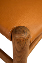 Load image into Gallery viewer, Set of Eight (8) Bespoke CH24 Wishbone Dining Chairs in Oak and Leather by Hans Wegner for Carl Hansen & Søn, Denmark, c. 1960s-ABT Modern