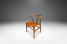 Load image into Gallery viewer, Set of Eight (8) Bespoke CH24 Wishbone Dining Chairs in Oak and Leather by Hans Wegner for Carl Hansen & Søn, Denmark, c. 1960s-ABT Modern