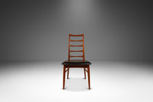 Load image into Gallery viewer, Set of Eight (8) Danish Modern "Lis" Ladderback Dining Chairs in Teak & Walnut by Niels Koefoed for Koefoeds Hornslet, Denmark, c. 1960's-ABT Modern