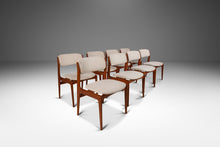 Load image into Gallery viewer, Set of Eight (8) Danish Modern Sculptural Dining Chairs in Teak by Benny Linden for Benny Linden Designs, Thailand, c. 1970s-ABT Modern