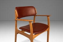 Load image into Gallery viewer, Set of Eight (8) Model 49 Dining Chairs w/ Two Armchairs in Teak & New Leather by Erik Buch for O. D. Møbler, Denmark, c. 1960s-ABT Modern