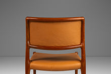Load image into Gallery viewer, Set of Eight (8) Model 80 Dining Chairs in Teak & Leather by Niels Otto Møller for J.L. Møller Mobelfabrik, Denmark, c. 1960's-ABT Modern