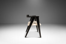 Load image into Gallery viewer, Set of Four (4) Bespoke Compass Dining Chairs in the Manner of Alan Gould for Knoll in Bouclé Upholstery, USA, c. 1950's