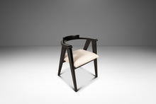 Load image into Gallery viewer, Set of Four (4) Bespoke Compass Dining Chairs in the Manner of Alan Gould for Knoll in Bouclé Upholstery, USA, c. 1950's