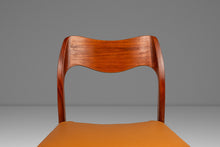 Load image into Gallery viewer, Set of Four (4) Bespoke Møller Model #71 Dining Chairs in Teak & Leather by Niels Møller for J.L. Møllers Møbelfabrik, Denmark, 1960's-ABT Modern
