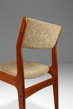 Load image into Gallery viewer, Set of Four (4) Danish Mid-Century Modern Dining Chairs in Solid Teak & Original Fabric by D-SCAN, c. 1970's-ABT Modern