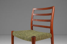 Load image into Gallery viewer, Set of Four (4) Danish Mid-Century Modern Model 85 Ladderback Dining Chairs in Teak by Niels Møller for J.L. Møller, Denmark, c. 1960s-ABT Modern
