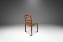Load image into Gallery viewer, Set of Four (4) Danish Mid-Century Modern Model 85 Ladderback Dining Chairs in Teak by Niels Møller for J.L. Møller, Denmark, c. 1960s-ABT Modern