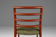 Load image into Gallery viewer, Set of Four (4) Danish Mid-Century Modern Model 85 Ladderback Dining Chairs in Teak by Niels Møller for J.L. Møller, Denmark, c. 1960s-ABT Modern