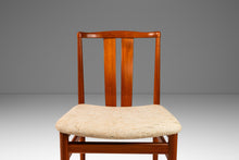 Load image into Gallery viewer, Set of Four ( 4 ) Danish Modern Dining Chairs in Teak w/ Original Oatmeal Knit Fabric by Vamdrup Stolefabrik, Denmark, c. 1960's-ABT Modern