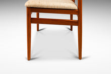 Load image into Gallery viewer, Set of Four ( 4 ) Danish Modern Dining Chairs in Teak w/ Original Oatmeal Knit Fabric by Vamdrup Stolefabrik, Denmark, c. 1960's-ABT Modern