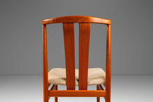 Load image into Gallery viewer, Set of Four ( 4 ) Danish Modern Dining Chairs in Teak w/ Original Oatmeal Knit Fabric by Vamdrup Stolefabrik, Denmark, c. 1960's-ABT Modern
