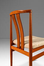 Load image into Gallery viewer, Set of Four ( 4 ) Danish Modern Dining Chairs in Teak w/ Original Oatmeal Knit Fabric by Vamdrup Stolefabrik, Denmark, c. 1960's-ABT Modern