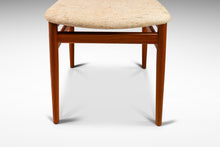 Load image into Gallery viewer, Set of Four ( 4 ) Danish Modern Dining Chairs in Teak w/ Original Oatmeal Knit Fabric by Vamdrup Stolefabrik, Denmark, c. 1960's-ABT Modern
