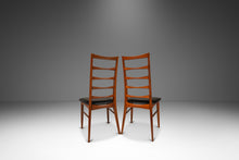 Load image into Gallery viewer, Set of Four (4) Danish Modern "Lis" Ladderback Dining Chairs in Teak by Niels Koefoed for Koefoeds Hornslet, Denmark, c. 1960's-ABT Modern