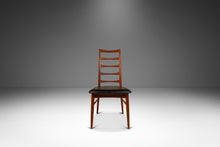 Load image into Gallery viewer, Set of Four (4) Danish Modern "Lis" Ladderback Dining Chairs in Teak by Niels Koefoed for Koefoeds Hornslet, Denmark, c. 1960's-ABT Modern