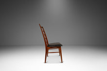 Load image into Gallery viewer, Set of Four (4) Danish Modern "Lis" Ladderback Dining Chairs in Teak by Niels Koefoed for Koefoeds Hornslet, Denmark, c. 1960's-ABT Modern