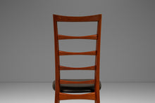 Load image into Gallery viewer, Set of Four (4) Danish Modern "Lis" Ladderback Dining Chairs in Teak by Niels Koefoed for Koefoeds Hornslet, Denmark, c. 1960's-ABT Modern