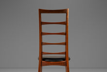 Load image into Gallery viewer, Set of Four (4) Danish Modern "Lis" Ladderback Dining Chairs in Walnut by Niels Koefoed for Koefoeds Hornslet, Denmark, c. 1960's-ABT Modern
