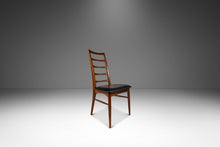 Load image into Gallery viewer, Set of Four (4) Danish Modern "Lis" Ladderback Dining Chairs in Walnut by Niels Koefoed for Koefoeds Hornslet, Denmark, c. 1960's-ABT Modern