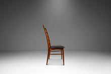 Load image into Gallery viewer, Set of Four (4) Danish Modern "Lis" Ladderback Dining Chairs in Walnut by Niels Koefoed for Koefoeds Hornslet, Denmark, c. 1960's-ABT Modern