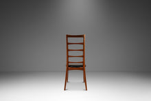 Load image into Gallery viewer, Set of Four (4) Danish Modern "Lis" Ladderback Dining Chairs in Walnut by Niels Koefoed for Koefoeds Hornslet, Denmark, c. 1960's-ABT Modern