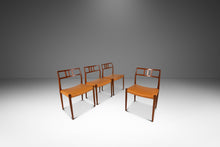 Load image into Gallery viewer, Set of Four (4) Danish Modern Møller Model 79 Side Chairs in Teak by Niels Otto Møller for J.L. Møller Mobelfabrik, Denmark, c. 1960's-ABT Modern