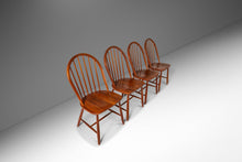 Load image into Gallery viewer, Set of Four (4) Danish Modern Windsor Style Dining Chairs by Erik Ole Jørgensen for Tarm Stole Møbelfabrik, Denmark, c. 1960s-ABT Modern