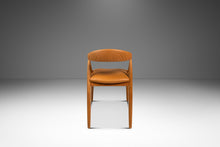 Load image into Gallery viewer, Set of Four (4) Mid-Century Danish Modern Model 31 Dining Chairs in Teak & Leather by Kai Kristiansen for Schou Andersen, Denmark, c. 1960s-ABT Modern