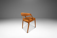 Load image into Gallery viewer, Set of Four (4) Mid-Century Danish Modern Model 31 Dining Chairs in Teak & Leather by Kai Kristiansen for Schou Andersen, Denmark, c. 1960s-ABT Modern