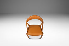 Load image into Gallery viewer, Set of Four (4) Mid-Century Danish Modern Model 31 Dining Chairs in Teak & Leather by Kai Kristiansen for Schou Andersen, Denmark, c. 1960s-ABT Modern