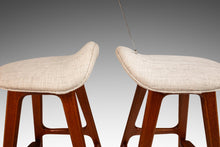 Load image into Gallery viewer, Set of Four ( 4 ) Mid-Century Danish Modern Model OD-61 Counter Height Bar Stools by Erik Buch for O.D. Mobler, Denmark, 1960's-ABT Modern