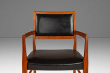 Load image into Gallery viewer, Set of Four (4) Mid-Century Modern Dining Chairs in Teak & Naugahyde by Svegards Markaryd, Sweden, c. 1960's-ABT Modern
