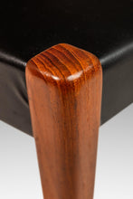 Load image into Gallery viewer, Set of Four (4) Mid-Century Modern Dining Chairs in Teak & Naugahyde by Svegards Markaryd, Sweden, c. 1960's-ABT Modern