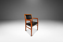 Load image into Gallery viewer, Set of Four (4) Mid-Century Modern Dining Chairs in Teak & Naugahyde by Svegards Markaryd, Sweden, c. 1960's-ABT Modern