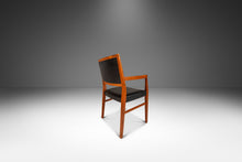 Load image into Gallery viewer, Set of Four (4) Mid-Century Modern Dining Chairs in Teak & Naugahyde by Svegards Markaryd, Sweden, c. 1960's-ABT Modern