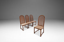 Load image into Gallery viewer, Set of Four ( 4 ) Mid-Century Modern High-Back Cane-Back Dining Chairs by Milo Baughman for Directional, USA, c. 1950s-ABT Modern