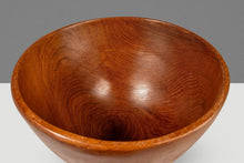 Load image into Gallery viewer, Set of Four ( 4 ) Mid-Century Organic Modern Wood-Turned Salad / Serving Bowls in Solid Burmese Teak, c. 1970's-ABT Modern