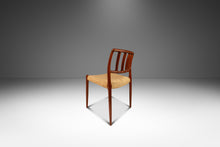 Load image into Gallery viewer, Set of Four ( 4 ) Model 83 Teak Dining Chairs by Niels Otto Møller for J.L. Møller w/ Original Fabric, Denmark, c. 1970's-ABT Modern