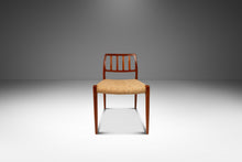 Load image into Gallery viewer, Set of Four ( 4 ) Model 83 Teak Dining Chairs by Niels Otto Møller for J.L. Møller w/ Original Fabric, Denmark, c. 1970's-ABT Modern