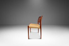 Load image into Gallery viewer, Set of Four ( 4 ) Model 83 Teak Dining Chairs by Niels Otto Møller for J.L. Møller w/ Original Fabric, Denmark, c. 1970's-ABT Modern