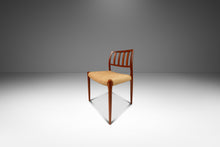 Load image into Gallery viewer, Set of Four ( 4 ) Model 83 Teak Dining Chairs by Niels Otto Møller for J.L. Møller w/ Original Fabric, Denmark, c. 1970's-ABT Modern