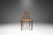 Load image into Gallery viewer, Set of Four ( 4 ) Model No. 82 Ladderback Dining Chairs in Teak by Niels Møller for J.L. Møllers Møbelfabrik, Denmark, c. 1960's-ABT Modern
